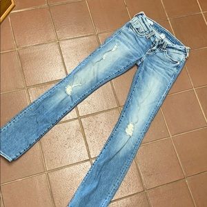 True Religion Billie Super T distressed jeans